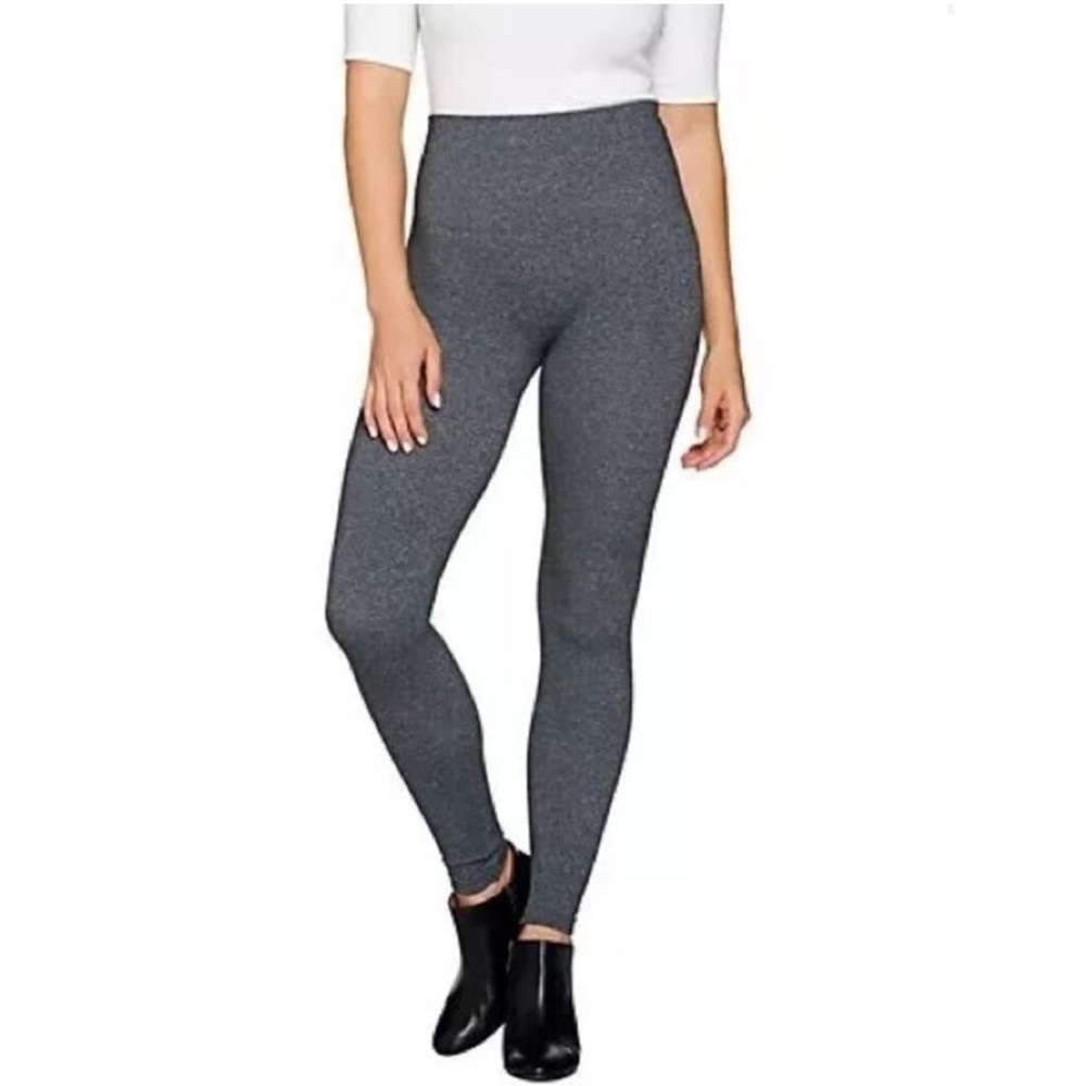 Spanx by‎ Sara Blakey Charcoal Gray Compression Leggings, Women’s Size XL